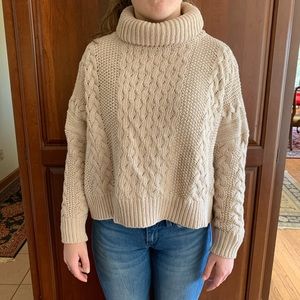 Charlotte Russe chunky cropped sweater